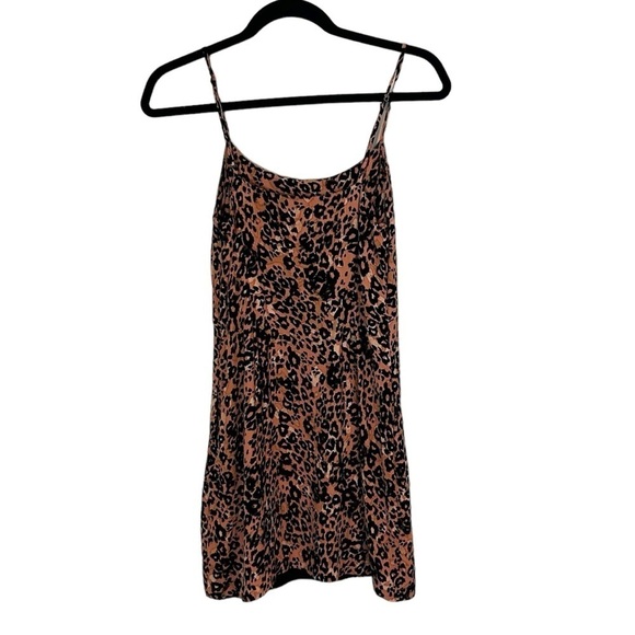 Aritzia Wilfred Isabelle Dress- Leopard Print 90's Mini Dress - Picture 8 of 14